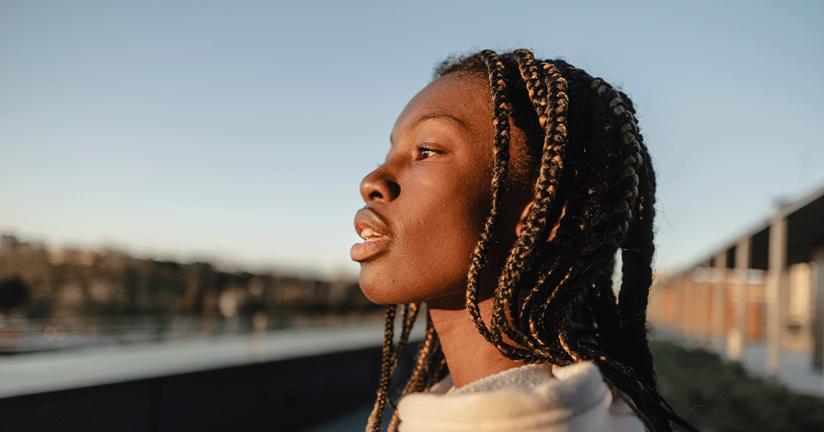 Woman thinking about the abortion she had
